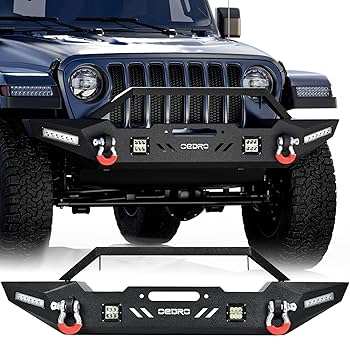 Jeep Wranglerオフロードバンパー Amazon.co.jp: OEDRO フロントバンパー 87-06年式ジープ